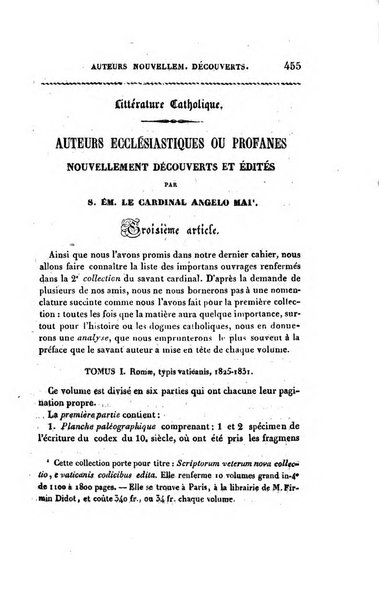 Annales de philosophie chretienne recueil periodique ...