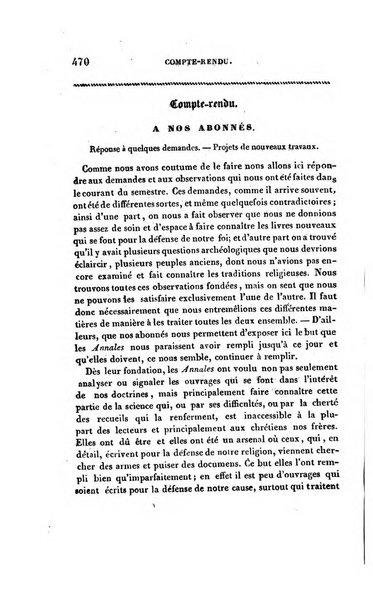 Annales de philosophie chretienne recueil periodique ...