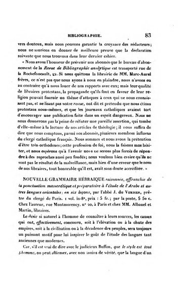 Annales de philosophie chretienne recueil periodique ...