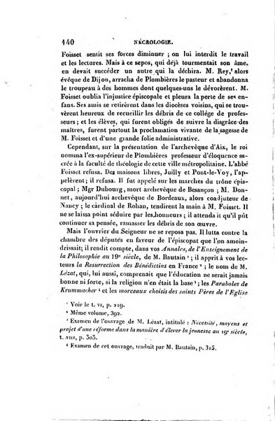 Annales de philosophie chretienne recueil periodique ...