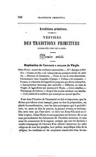 Annales de philosophie chretienne recueil periodique ...