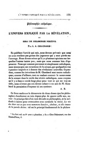 Annales de philosophie chretienne recueil periodique ...