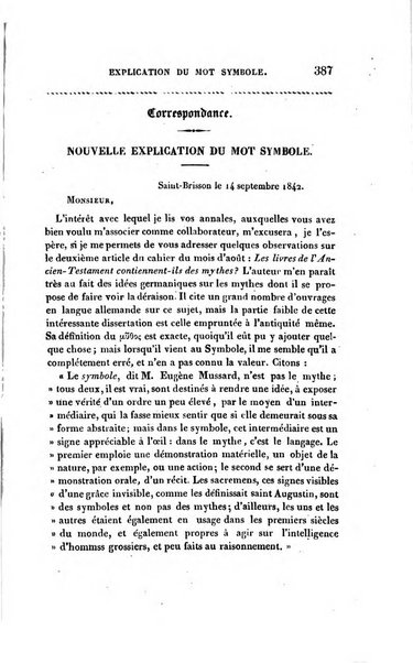 Annales de philosophie chretienne recueil periodique ...