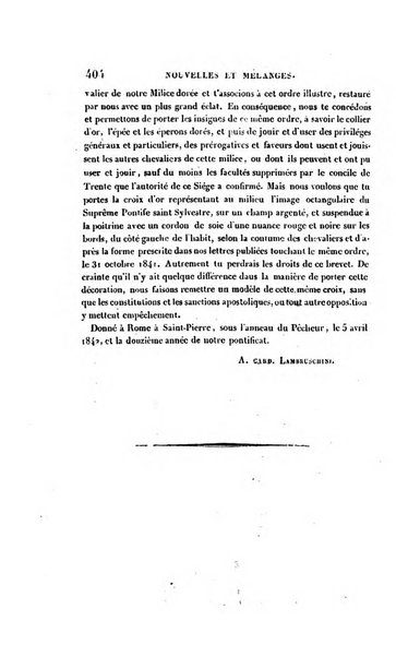 Annales de philosophie chretienne recueil periodique ...