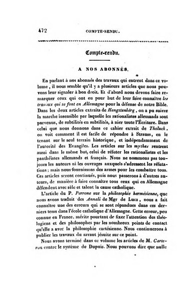 Annales de philosophie chretienne recueil periodique ...