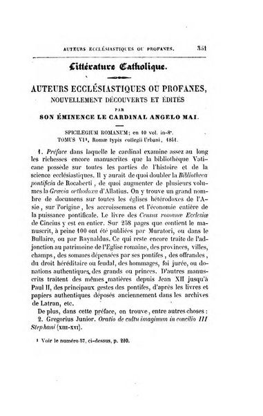 Annales de philosophie chretienne recueil periodique ...