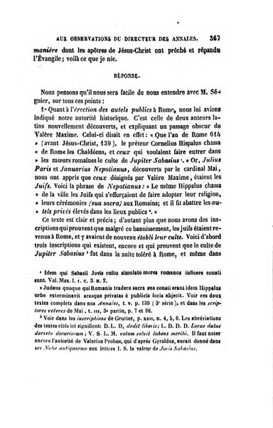 Annales de philosophie chretienne recueil periodique ...