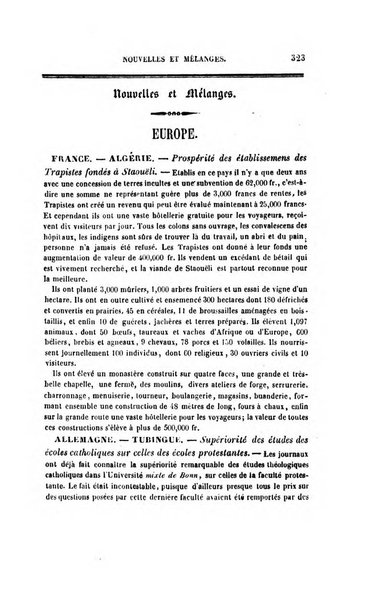 Annales de philosophie chretienne recueil periodique ...