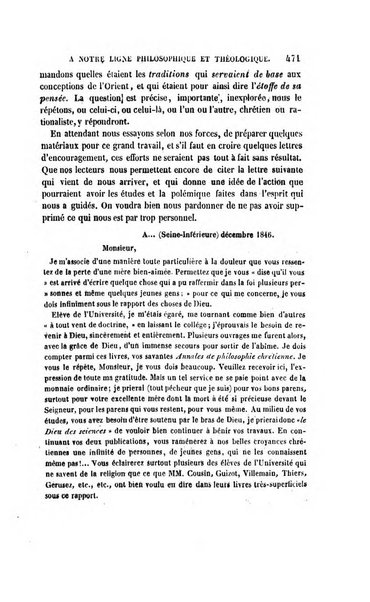 Annales de philosophie chretienne recueil periodique ...