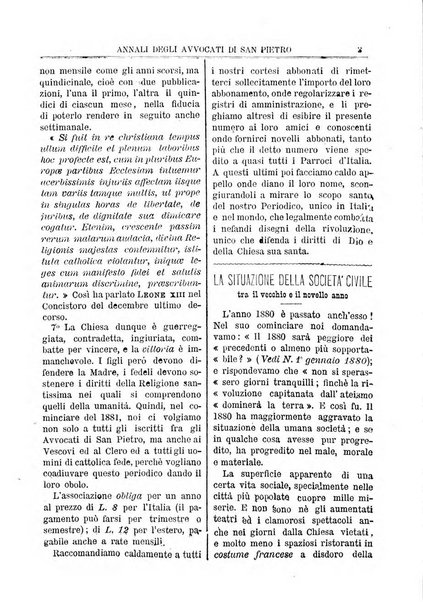 Annali degli avvocati di San Pietro periodico religioso, scientifico, legale