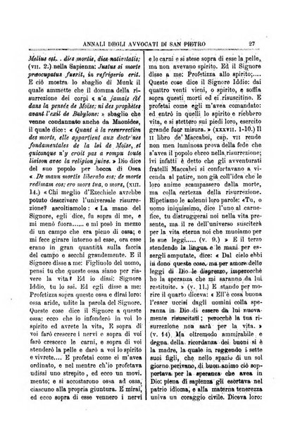 Annali degli avvocati di San Pietro periodico religioso, scientifico, legale