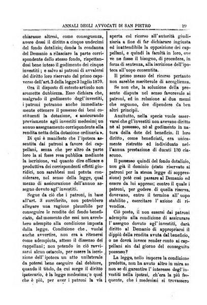 Annali degli avvocati di San Pietro periodico religioso, scientifico, legale