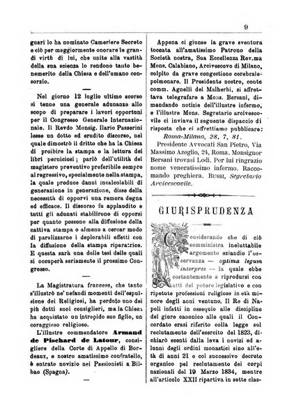 Annali degli avvocati di San Pietro periodico religioso, scientifico, legale