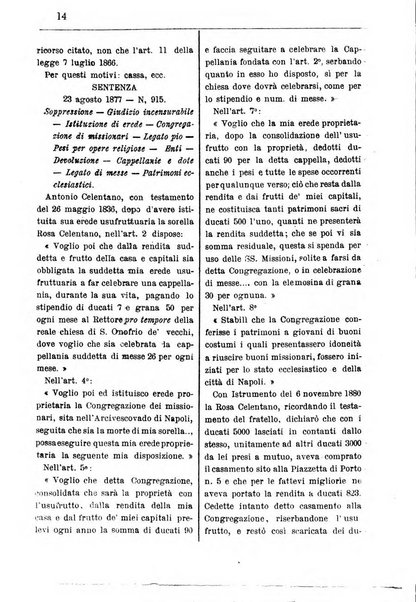 Annali degli avvocati di San Pietro periodico religioso, scientifico, legale