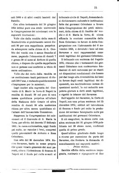 Annali degli avvocati di San Pietro periodico religioso, scientifico, legale