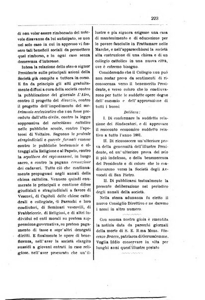 Annali degli avvocati di San Pietro periodico religioso, scientifico, legale