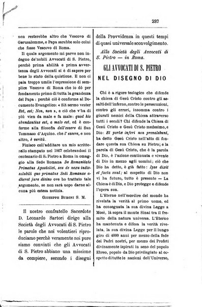 Annali degli avvocati di San Pietro periodico religioso, scientifico, legale