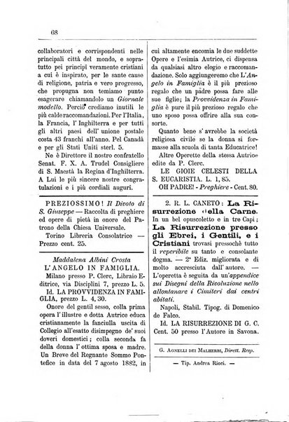 Annali degli avvocati di San Pietro periodico religioso, scientifico, legale