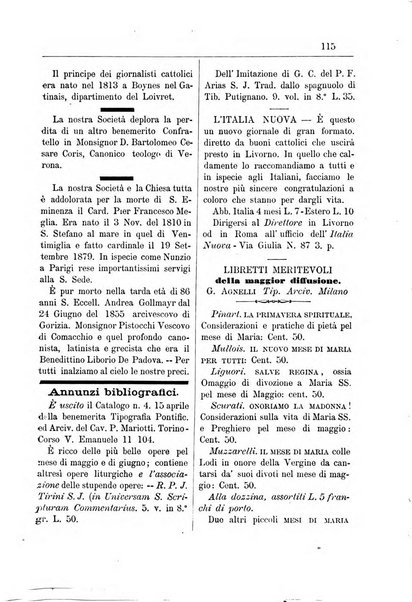 Annali degli avvocati di San Pietro periodico religioso, scientifico, legale