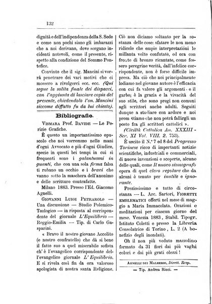 Annali degli avvocati di San Pietro periodico religioso, scientifico, legale