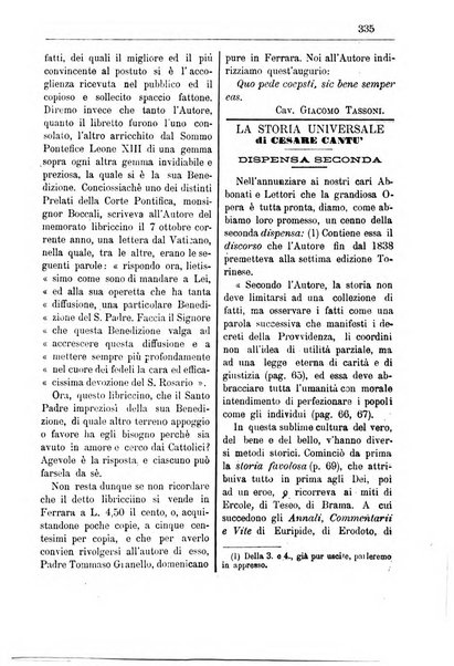 Annali degli avvocati di San Pietro periodico religioso, scientifico, legale