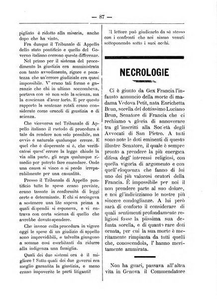 Annali degli avvocati di San Pietro periodico religioso, scientifico, legale