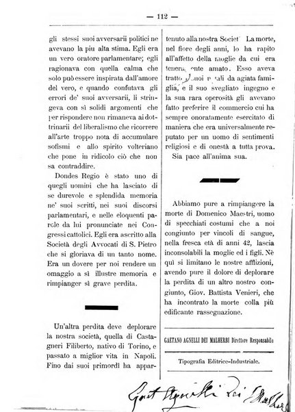 Annali degli avvocati di San Pietro periodico religioso, scientifico, legale