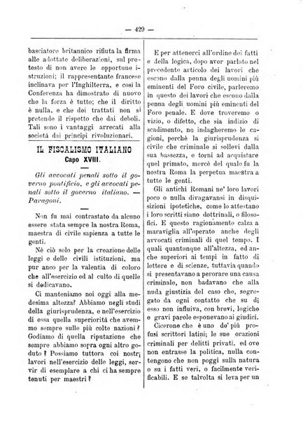 Annali degli avvocati di San Pietro periodico religioso, scientifico, legale