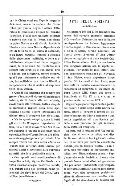 Annali degli avvocati di San Pietro periodico religioso, scientifico, legale