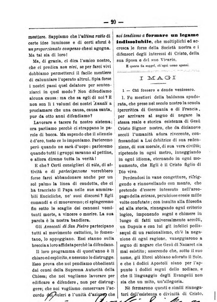 Annali degli avvocati di San Pietro periodico religioso, scientifico, legale