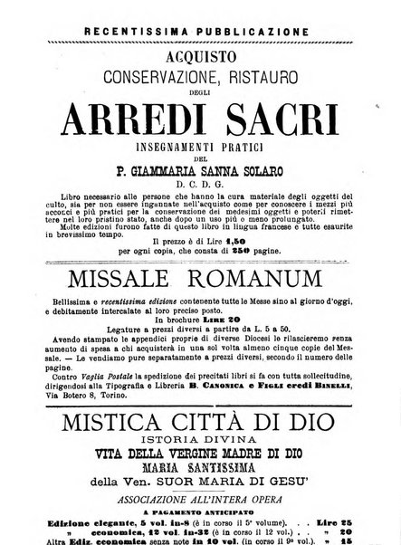 Annali degli avvocati di San Pietro periodico religioso, scientifico, legale