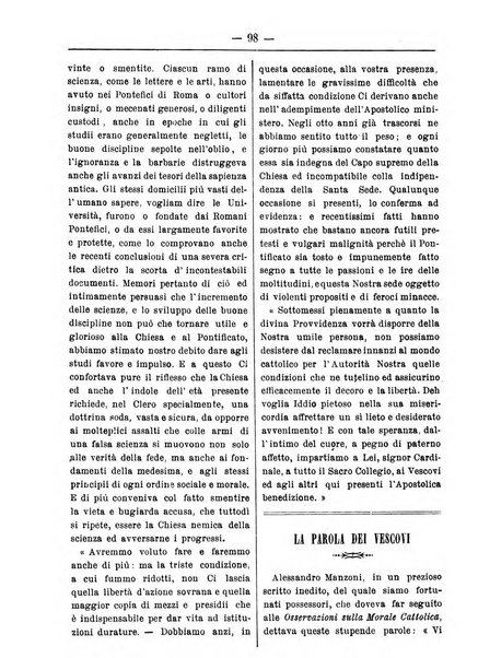 Annali degli avvocati di San Pietro periodico religioso, scientifico, legale