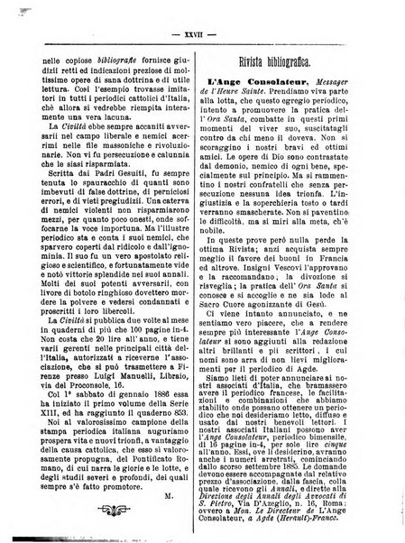 Annali degli avvocati di San Pietro periodico religioso, scientifico, legale