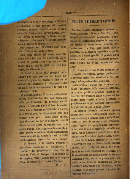 Annali degli avvocati di San Pietro periodico religioso, scientifico, legale