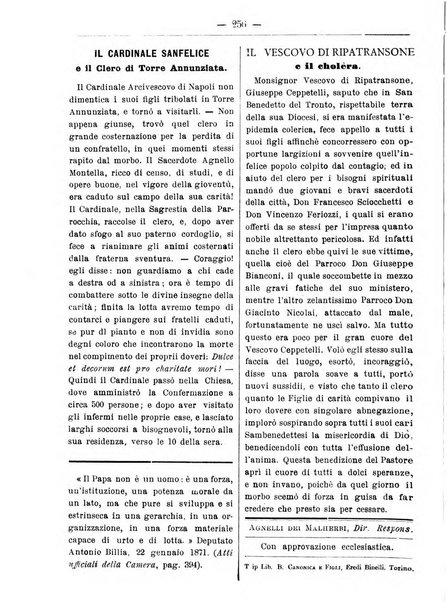 Annali degli avvocati di San Pietro periodico religioso, scientifico, legale