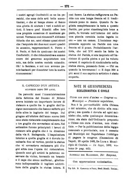 Annali degli avvocati di San Pietro periodico religioso, scientifico, legale