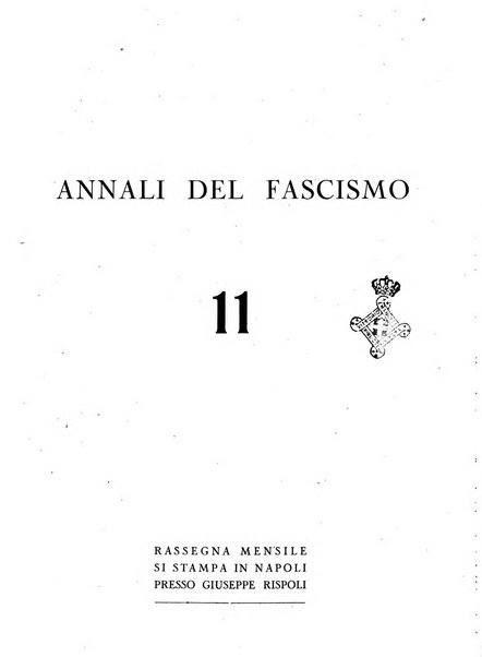 Annali del fascismo