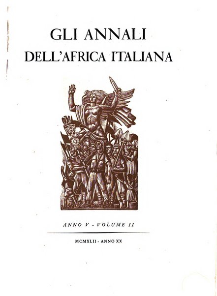 Gli annali dell'Africa italiana