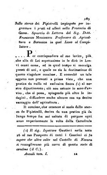 Annali dell'agricoltura del Regno d'Italia