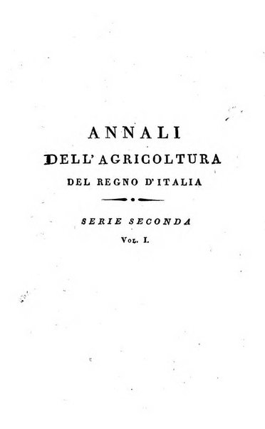 Annali dell'agricoltura del Regno d'Italia