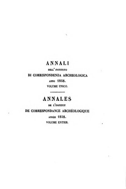 Annali dell'Instituto di corrispondenza archeologica