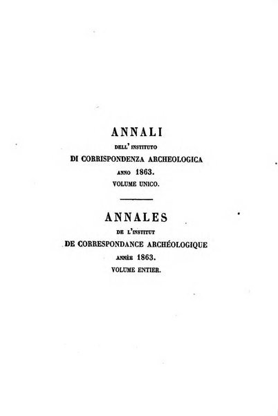 Annali dell'Instituto di corrispondenza archeologica