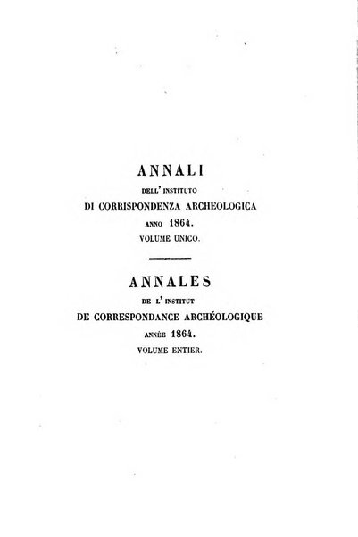 Annali dell'Instituto di corrispondenza archeologica