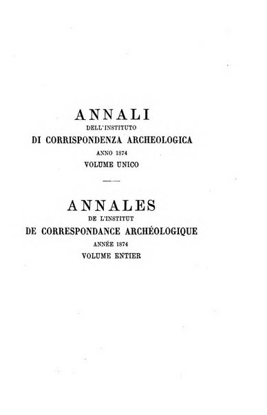 Annali dell'Instituto di corrispondenza archeologica