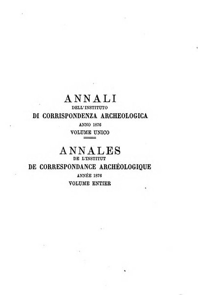 Annali dell'Instituto di corrispondenza archeologica