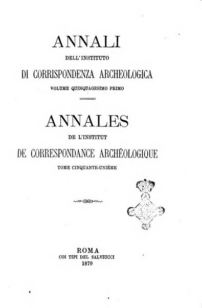 Annali dell'Instituto di corrispondenza archeologica