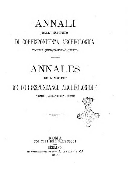 Annali dell'Instituto di corrispondenza archeologica