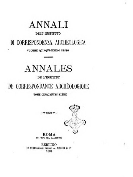 Annali dell'Instituto di corrispondenza archeologica