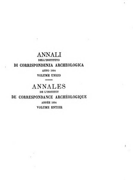 Annali dell'Instituto di corrispondenza archeologica