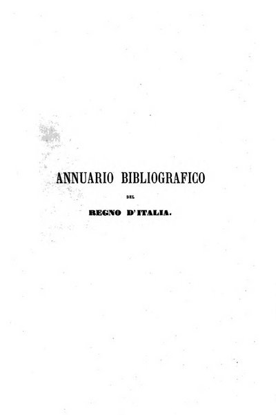 Annuario bibliografico italiano